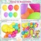 164pcs Summer Tropical Balloon Arch Garland Kit – Rainbow Hot Pink, Green, Orange, Blue & Purple Balloons with Sun, Coconut & Flamingo Foils for Hawaiian Luau, Aloha, Baby Shower & Birthday Party Decorations